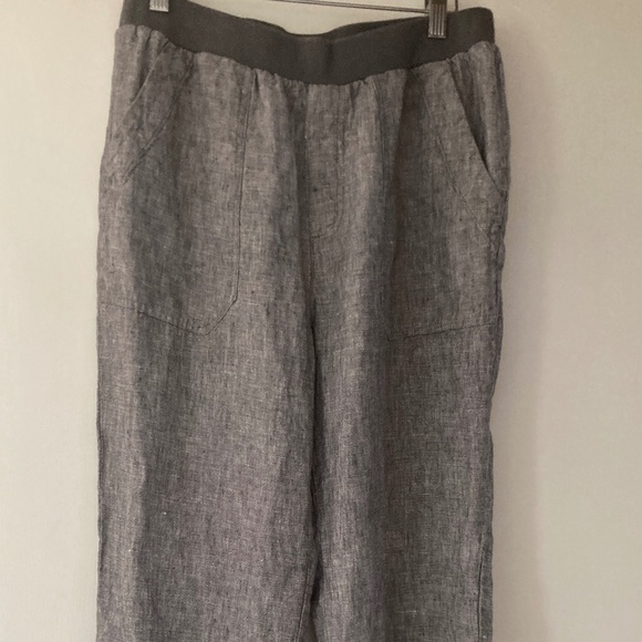 Coldwater Creek Gray Linen Pants. / 8 - Picture 1 of 6